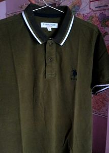 U.S. Assn. Olive Polo Sh