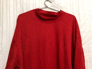 Red Long sleeve T Shirt