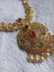 Peacock Ruby Necklace! 😍💗