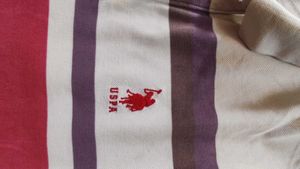 Striped USPA Polo Shirt orignal