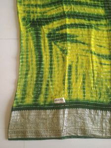 Best Exclusive Fancy Saree.. Yellow And Green