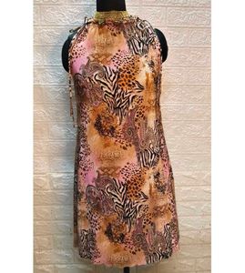 Vintage y2k animal leopard print dress 🐆🩷