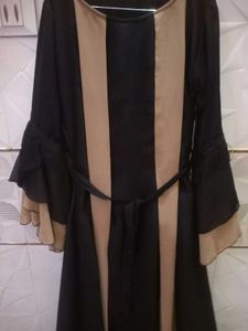 Frill Abaya With Hijab