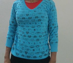 This Is A Blue Top.