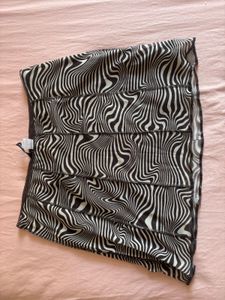 HNM Zebra Print Mini Skirt