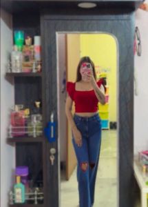 Sweetheart Cut Denim