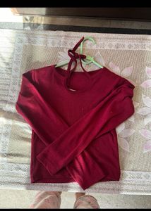 Maroon Top