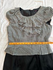 Gingham Ruffle Dress