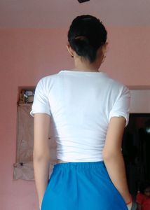 White Crop T Shirts