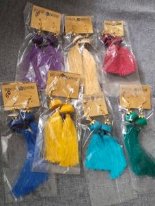 Funky Tassel Earrings - Assorted Colors