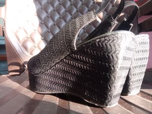 Stylish Black Wedges For Women