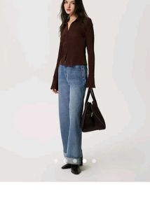 SAVANA Brown Long Sleeve Top