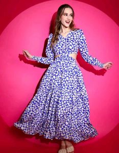 Floral Cutout Maxi Dress