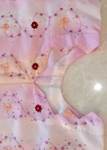 Pink Embroidered Kurta Set