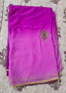 Elegant Pink Saree