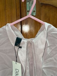 brand new lavender gorgeous neck tie dress