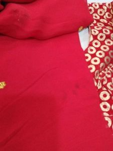 Red Saree