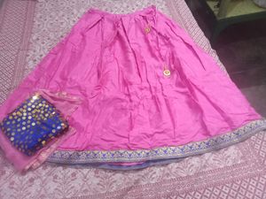 Skirt With Chauli And Dupatta