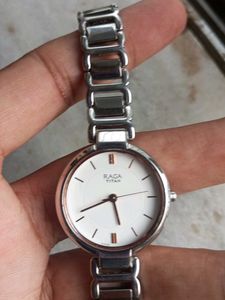 Titan Raga Orignal White Dial Analog Women's Watch