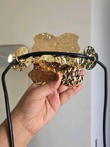ZARA Gold Flower Crafted Belt