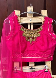 New Pink Lehenga Choli Set
