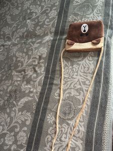 Brown Bear Plush Crossbody Bag