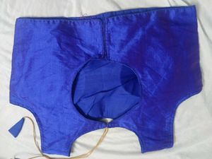 Royal Blue Embellished Blouse