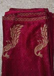 Jimmy Choo Saree Heavy Diamond Work