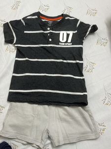 Short With 4 Tshirt