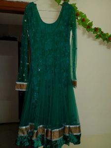 💚☘️ Wedding Beautiful Heavy Work Mehandi Dress