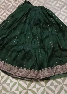 Green Lengha For Navratri