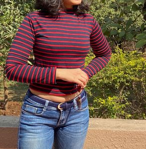 Strip Crop Top