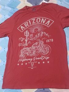 Red Arizona Graphic Tee