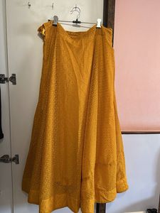 Ethnic Skirt - Mustard Yellow