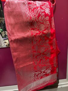 New Chilli Red Colour Saree😍🔥