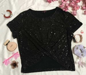 Sparkly Black Top