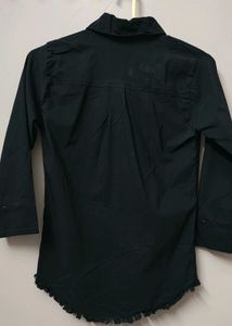 Navy BlueButton-Down Shirt(XS)