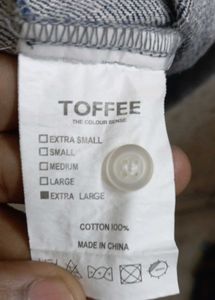 TOFFEE Summer Denim Half Shirt