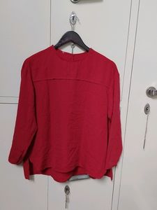 Plus Size Red Color Top#STUDIO