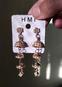 Set of 6 - Elegant Stone Stud And Pearl Earrings