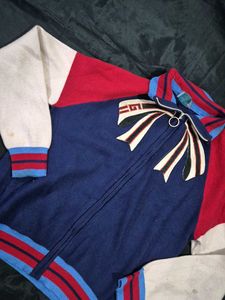 Knit Zip-Up Jacket|christmas| Y2K|vintage