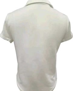 A Bow White Crop Top.