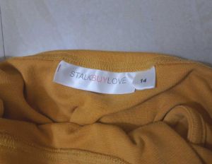 High Neck Double Folded Top (Yellow)