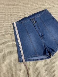 High Waisted Denim Shorts