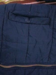 Stylish Navy &amp; Gray Padded Jacket