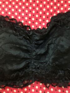 Black Lace Strapless Bralette