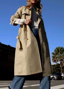 Nude Trench Coat.