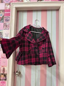Pink&amp;Black Coat