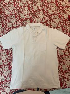 WES White Polo Shirt