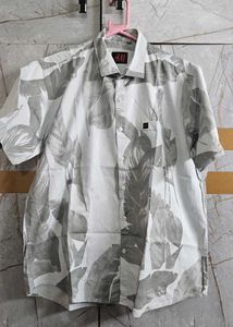 H&amp;M Grey Patterned Shirt